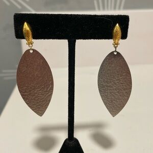 Gurhan sterling silver and 24k earrings